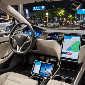 Tesla pastiprina izklaidi Ķīnā ar tiešsaistes spēlēm un video saturu